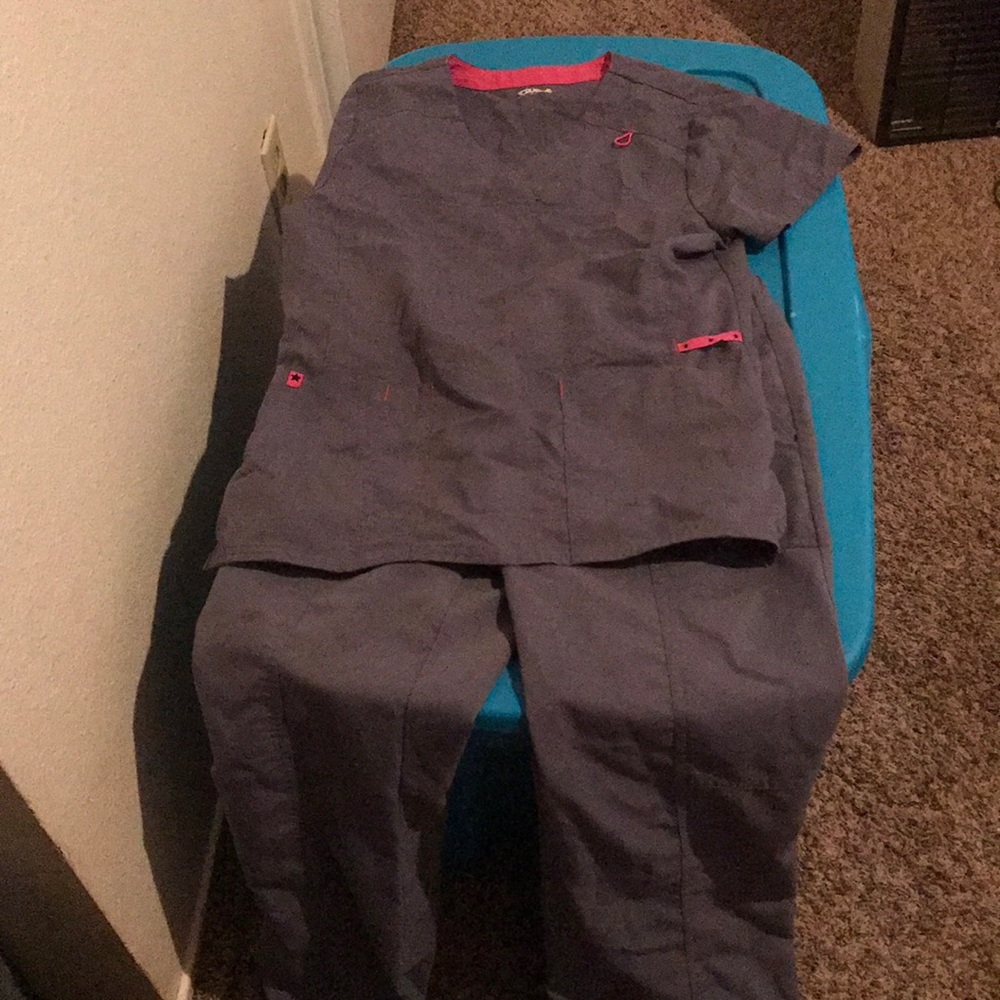 Grey scrubs